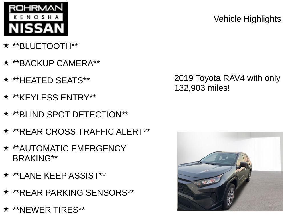 used 2019 Toyota RAV4 car, priced at $17,020