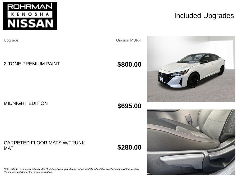 new 2025 Nissan Sentra car, priced at $24,619