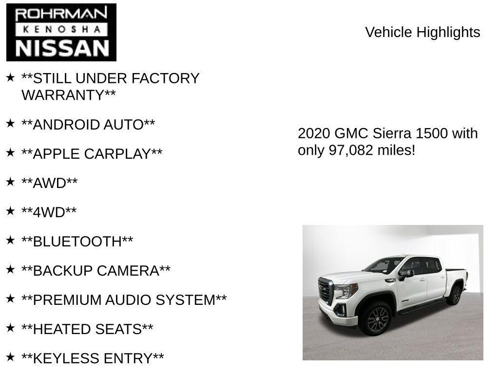 used 2020 GMC Sierra 1500 car, priced at $31,721
