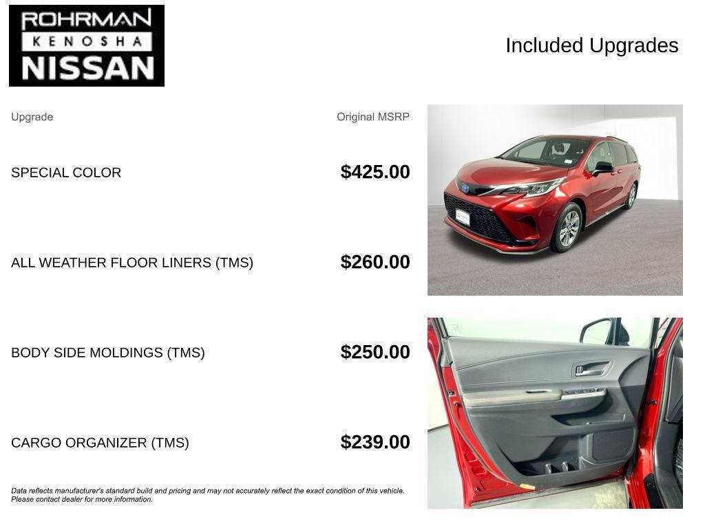 used 2023 Toyota Sienna car, priced at $45,566