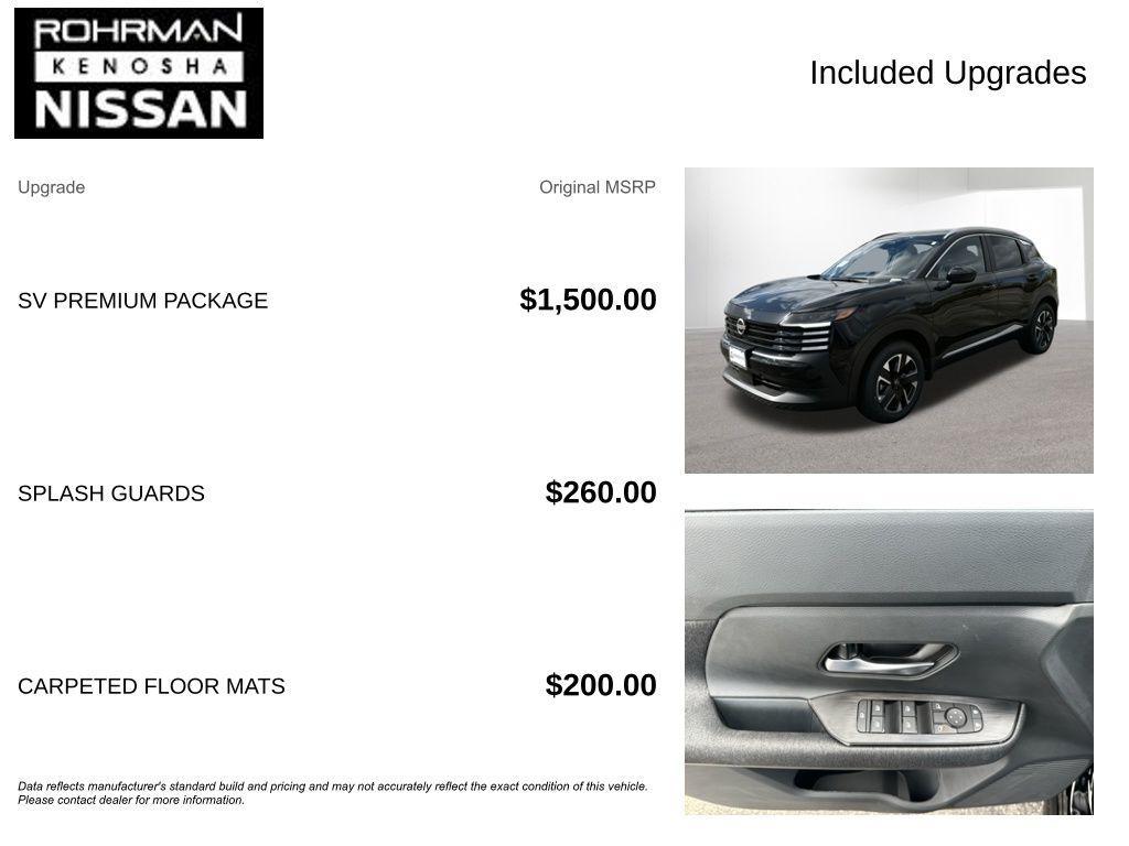 new 2025 Nissan Kicks car, priced at $24,996
