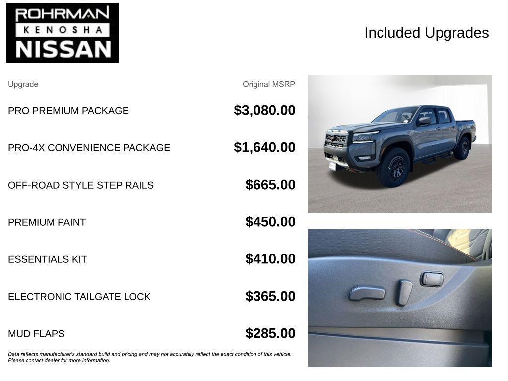 new 2026 Nissan Frontier car, priced at $44,878
