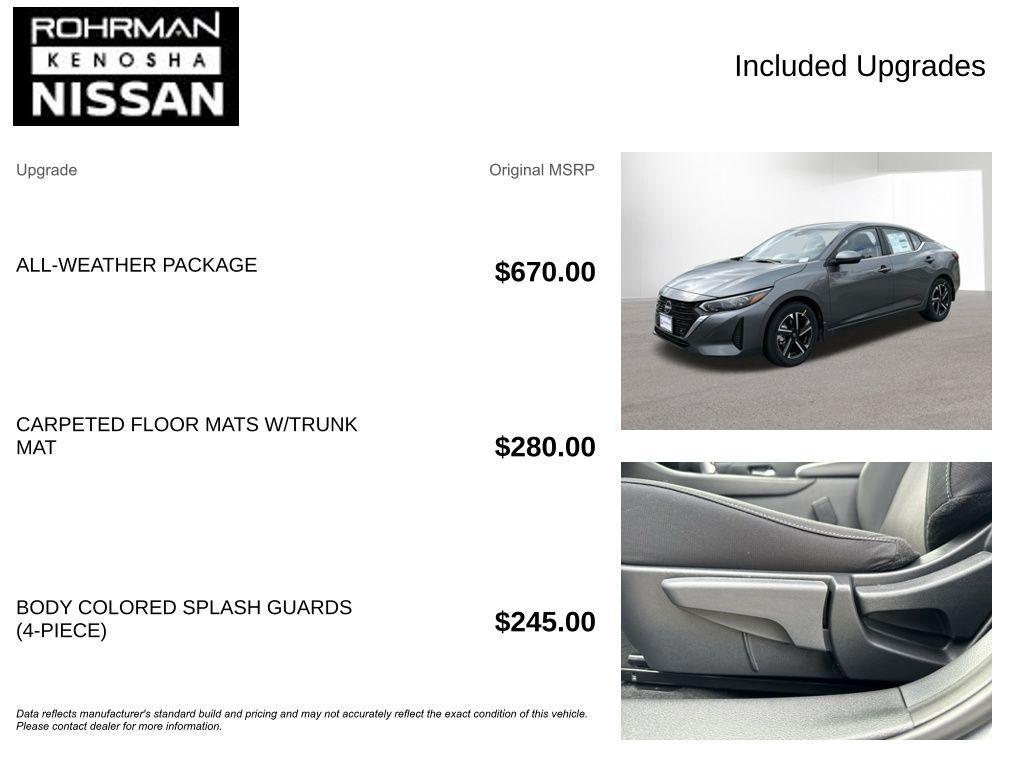 new 2025 Nissan Sentra car, priced at $19,435