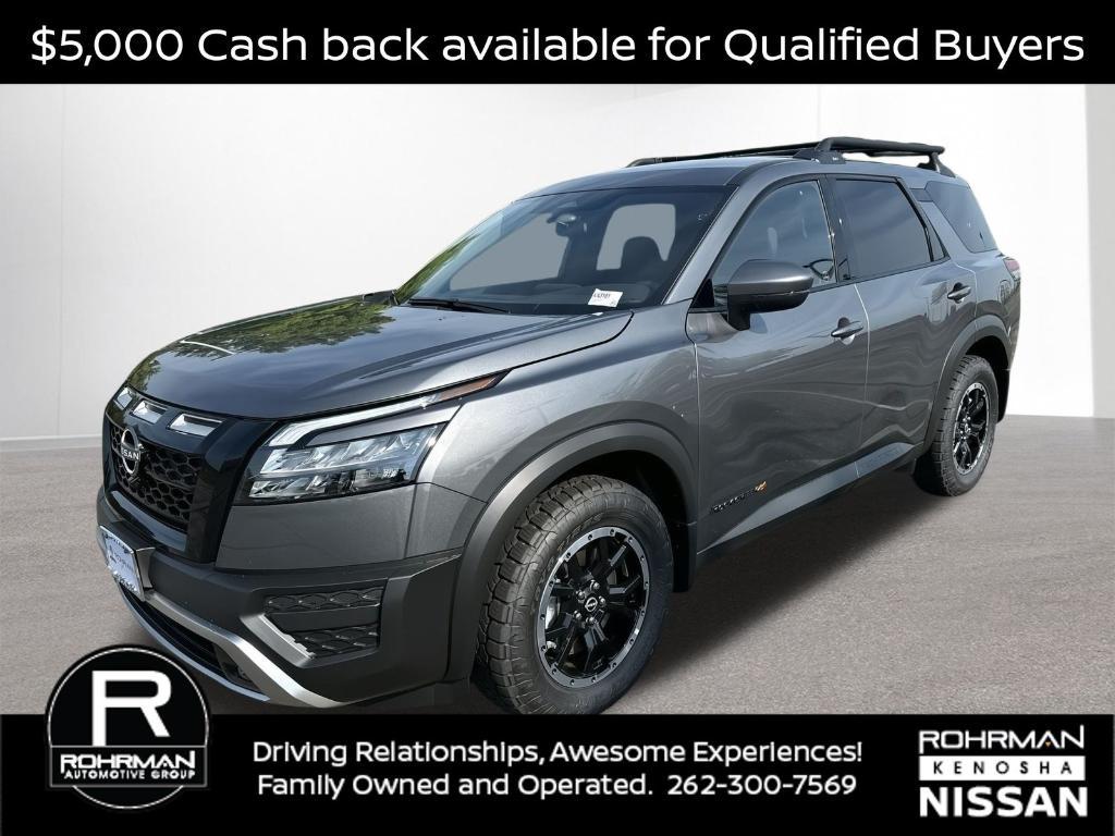 new 2025 Nissan Pathfinder car, priced at $37,243