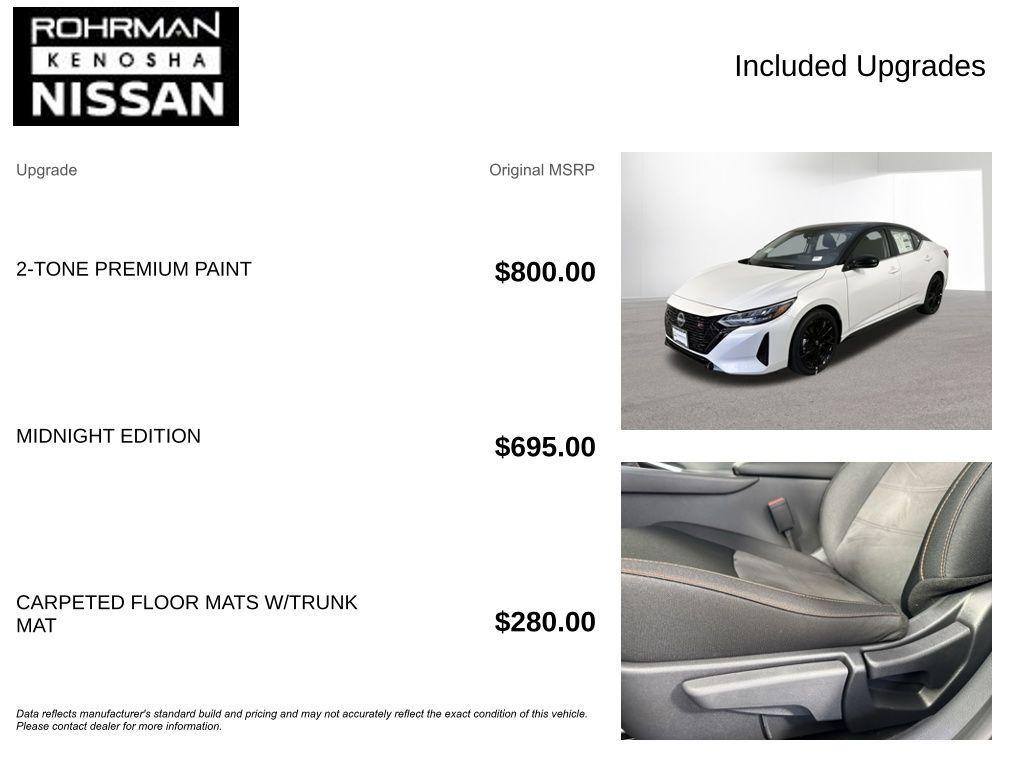 new 2025 Nissan Sentra car, priced at $24,619