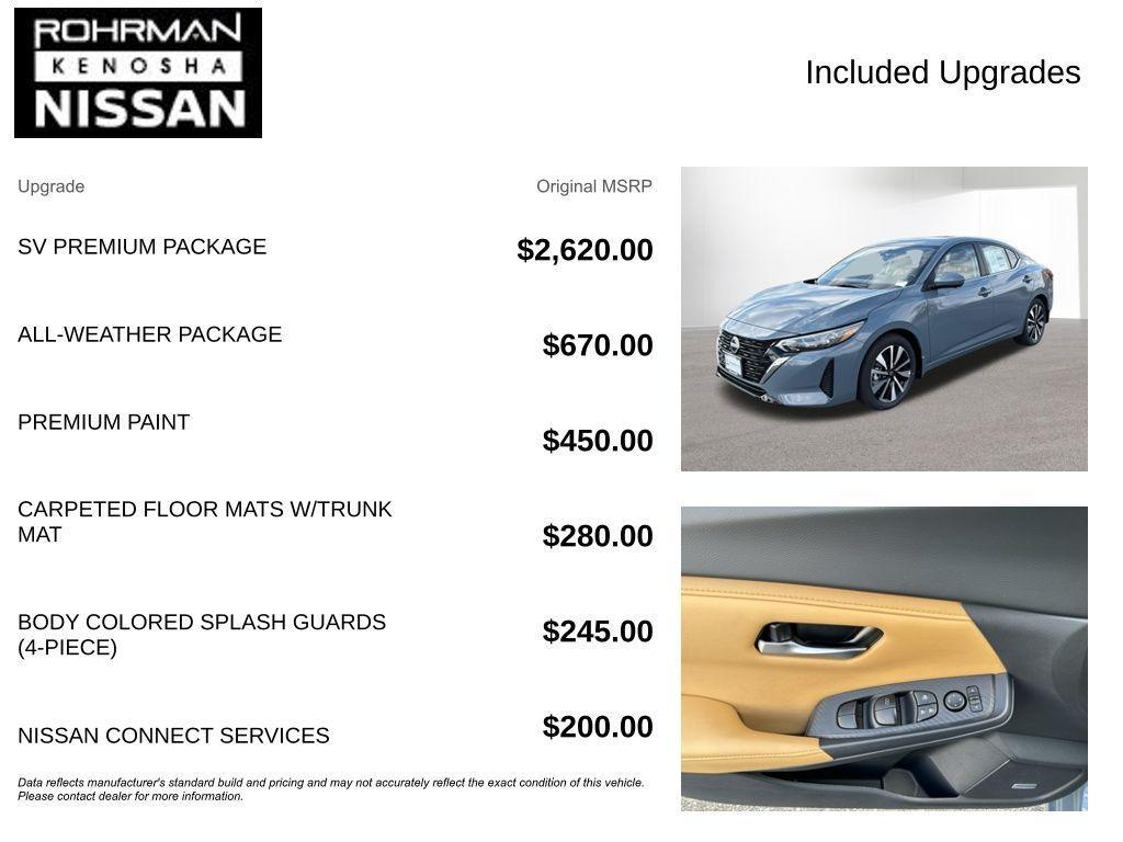 new 2025 Nissan Sentra car, priced at $22,705
