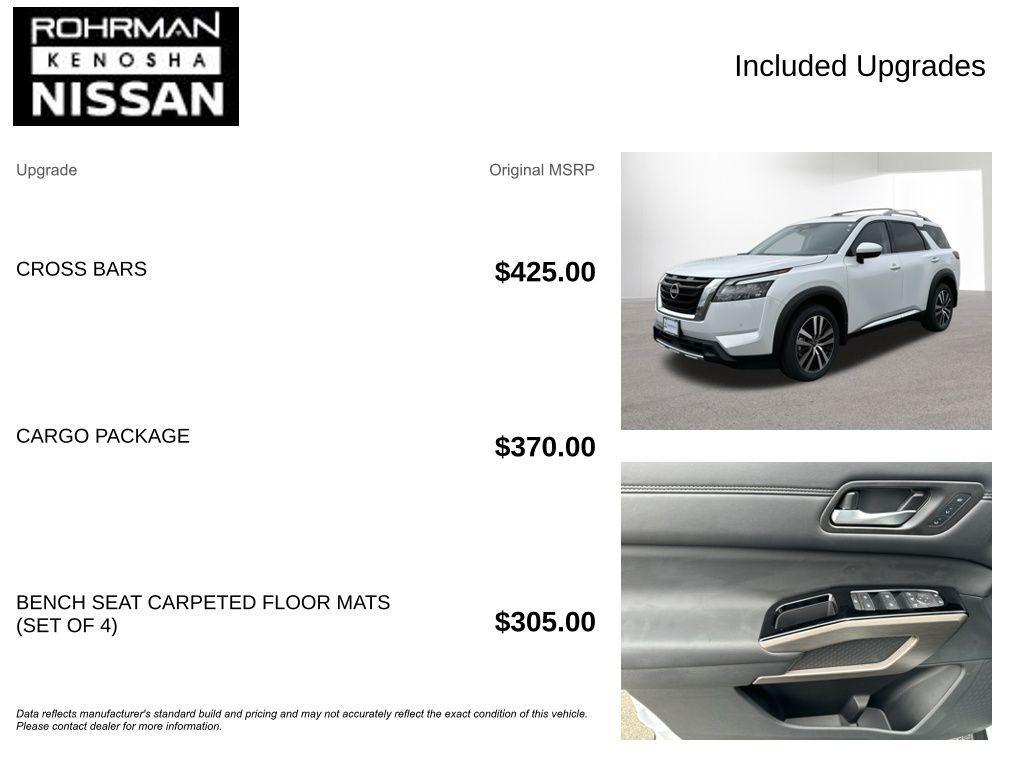 new 2025 Nissan Pathfinder car, priced at $44,131