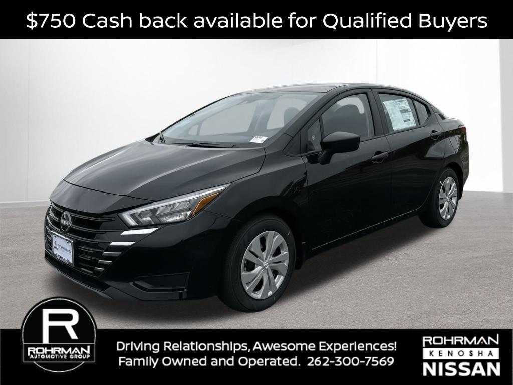 new 2025 Nissan Versa car, priced at $15,575