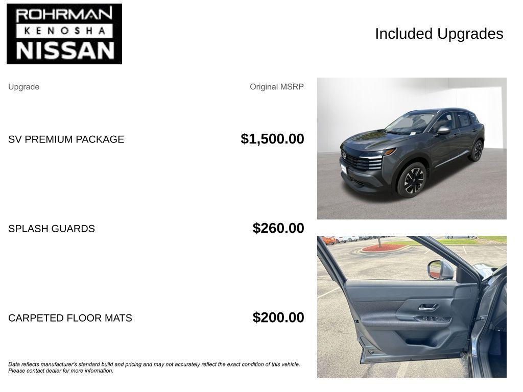 new 2025 Nissan Kicks car, priced at $25,081