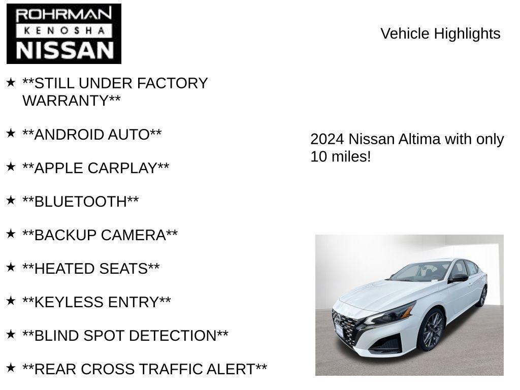 new 2024 Nissan Altima car, priced at $28,970
