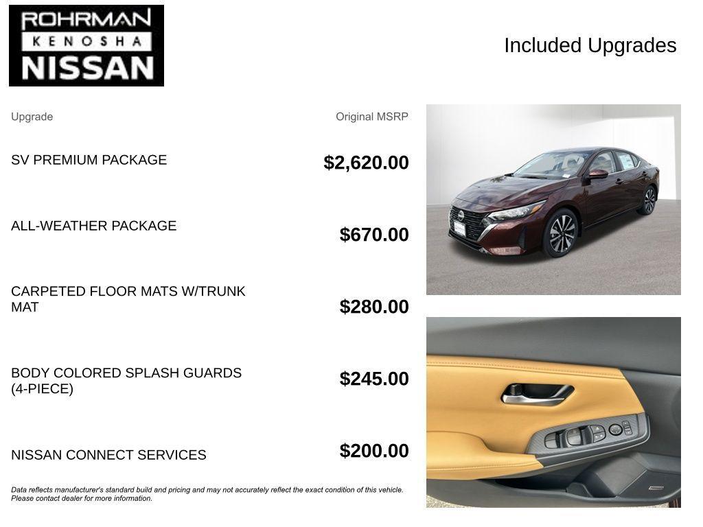 new 2025 Nissan Sentra car, priced at $22,255