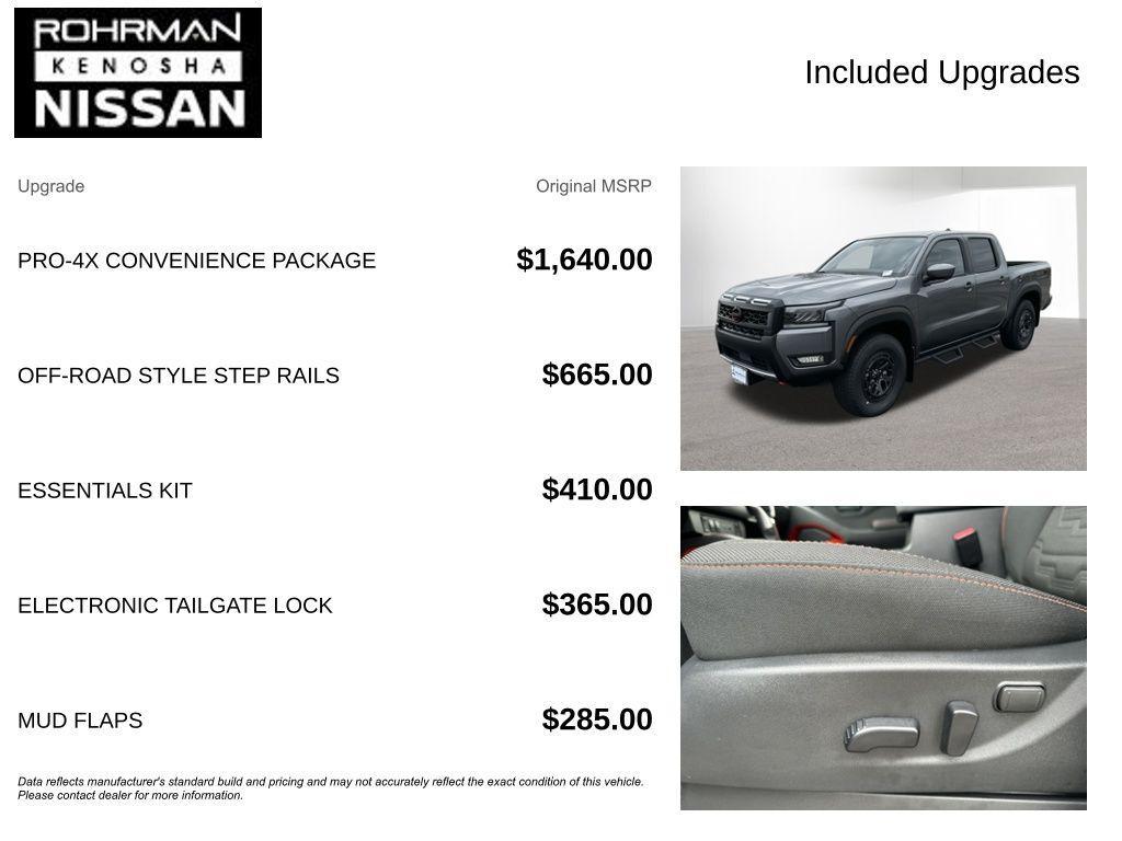 new 2026 Nissan Frontier car, priced at $41,688