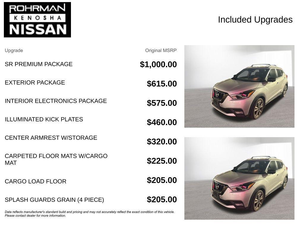 used 2020 Nissan Kicks car, priced at $14,430
