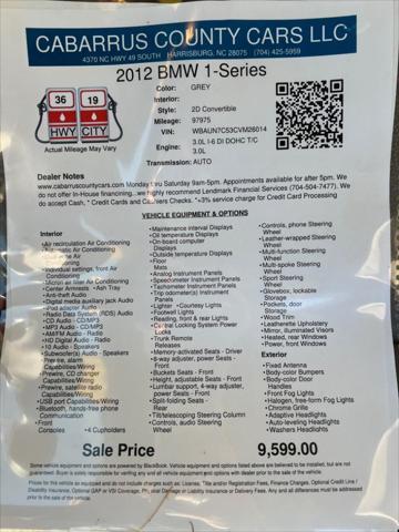 used 2012 BMW 135 car, priced at $9,599