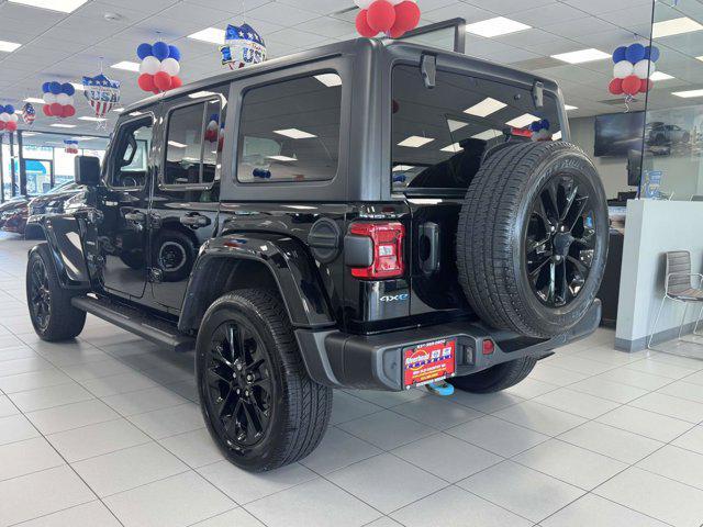 used 2022 Jeep Wrangler Unlimited 4xe car, priced at $32,490