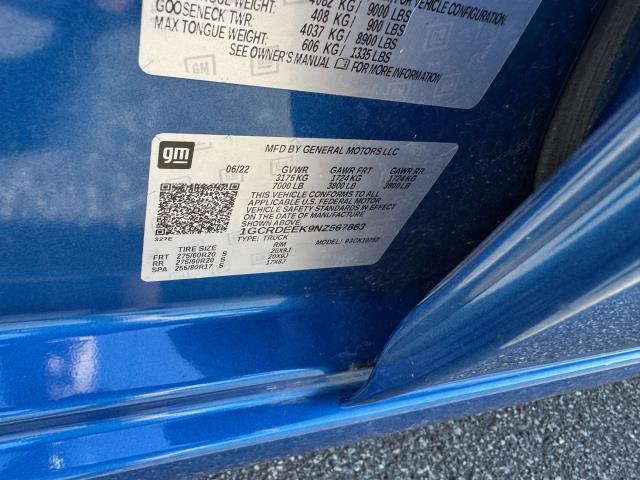 used 2022 Chevrolet Silverado 1500 car, priced at $36,990