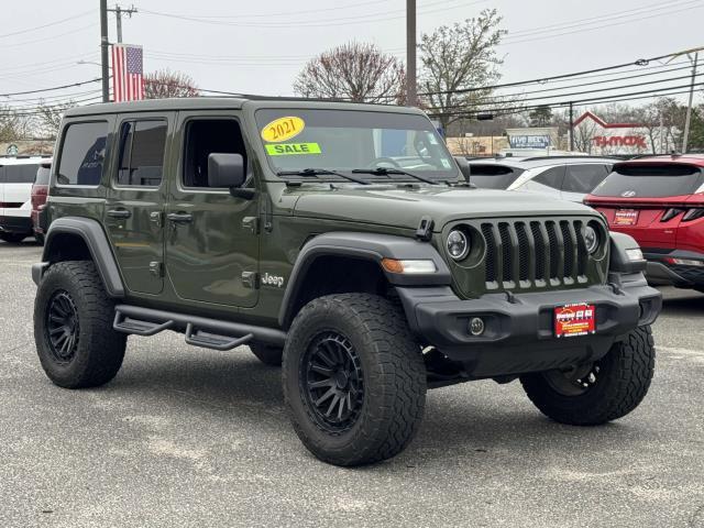 used 2021 Jeep Wrangler Unlimited car, priced at $34,990