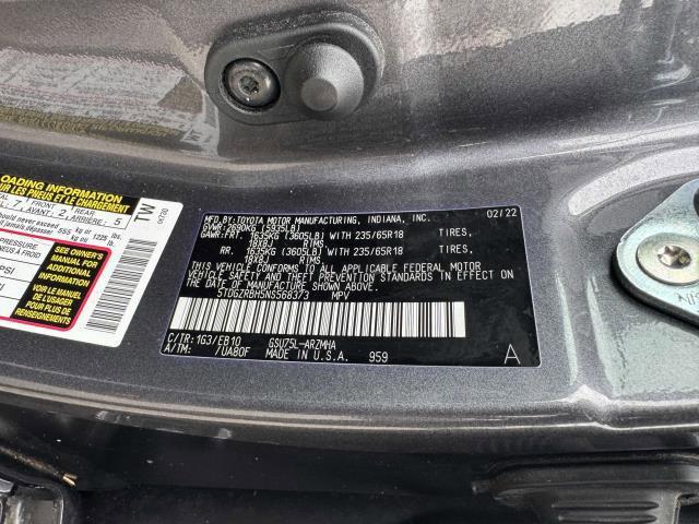 used 2022 Toyota Highlander car, priced at $35,990