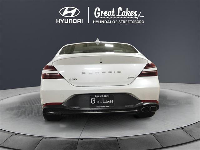 used 2023 Genesis G70 car, priced at $27,751