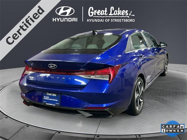 used 2021 Hyundai Elantra car, priced at $18,444