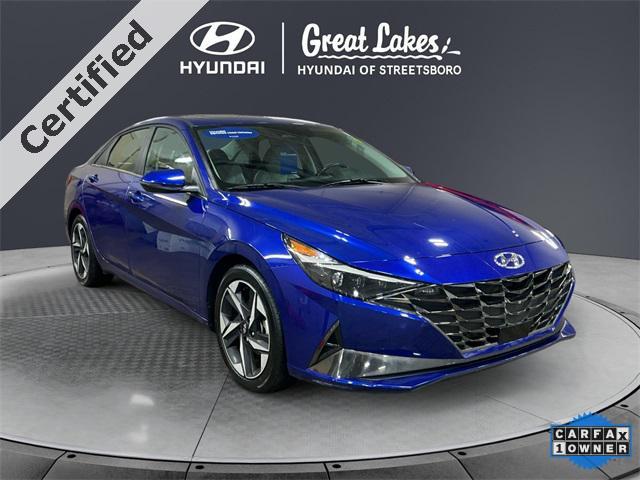 used 2021 Hyundai Elantra car, priced at $18,444