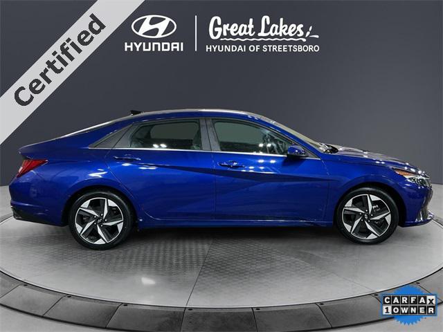 used 2021 Hyundai Elantra car, priced at $18,444
