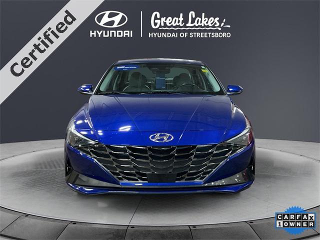 used 2021 Hyundai Elantra car, priced at $18,444