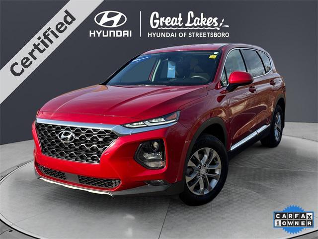 used 2020 Hyundai Santa Fe car, priced at $18,266