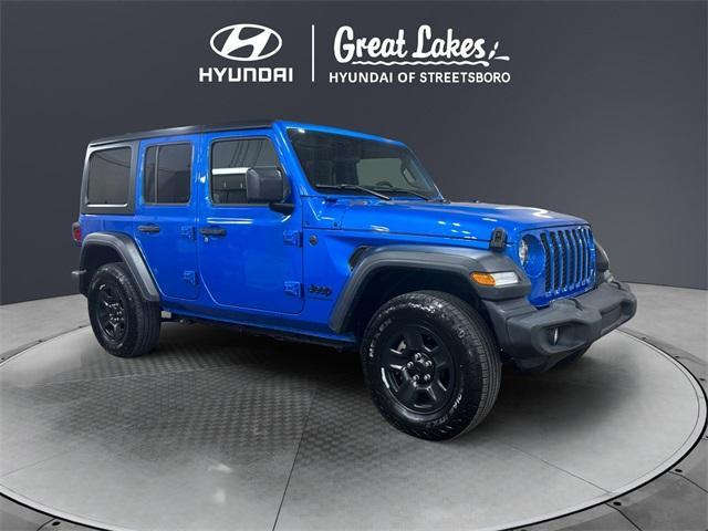 used 2024 Jeep Wrangler car, priced at $35,477