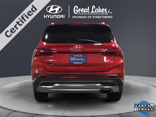 used 2022 Hyundai Santa Fe car, priced at $27,444