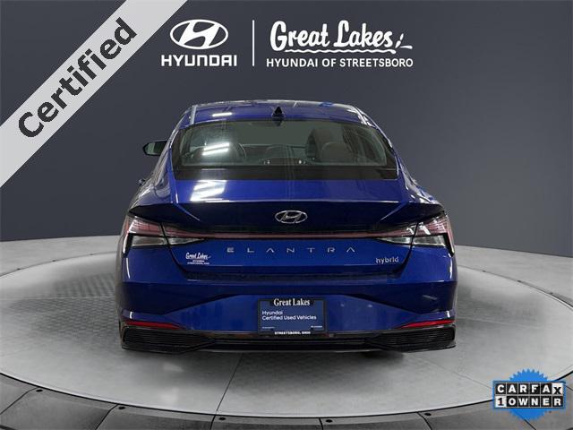 used 2022 Hyundai ELANTRA HEV car, priced at $18,977