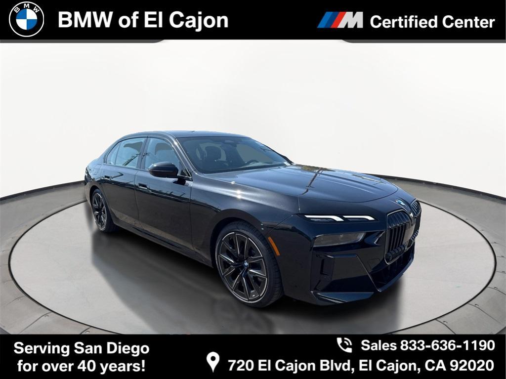new 2025 BMW 740 car, priced at $104,055