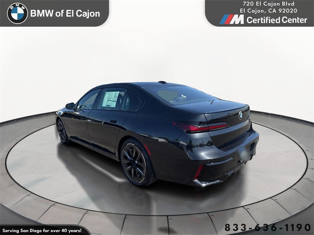 new 2025 BMW 740 car, priced at $104,055