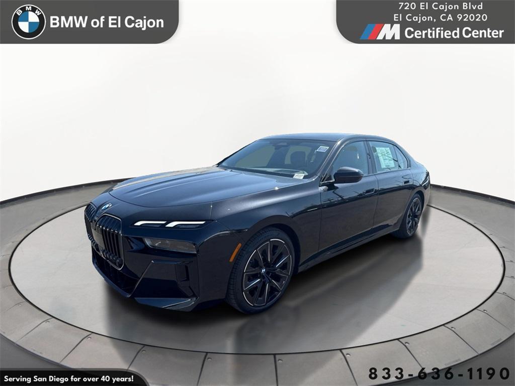 new 2025 BMW 740 car, priced at $104,055