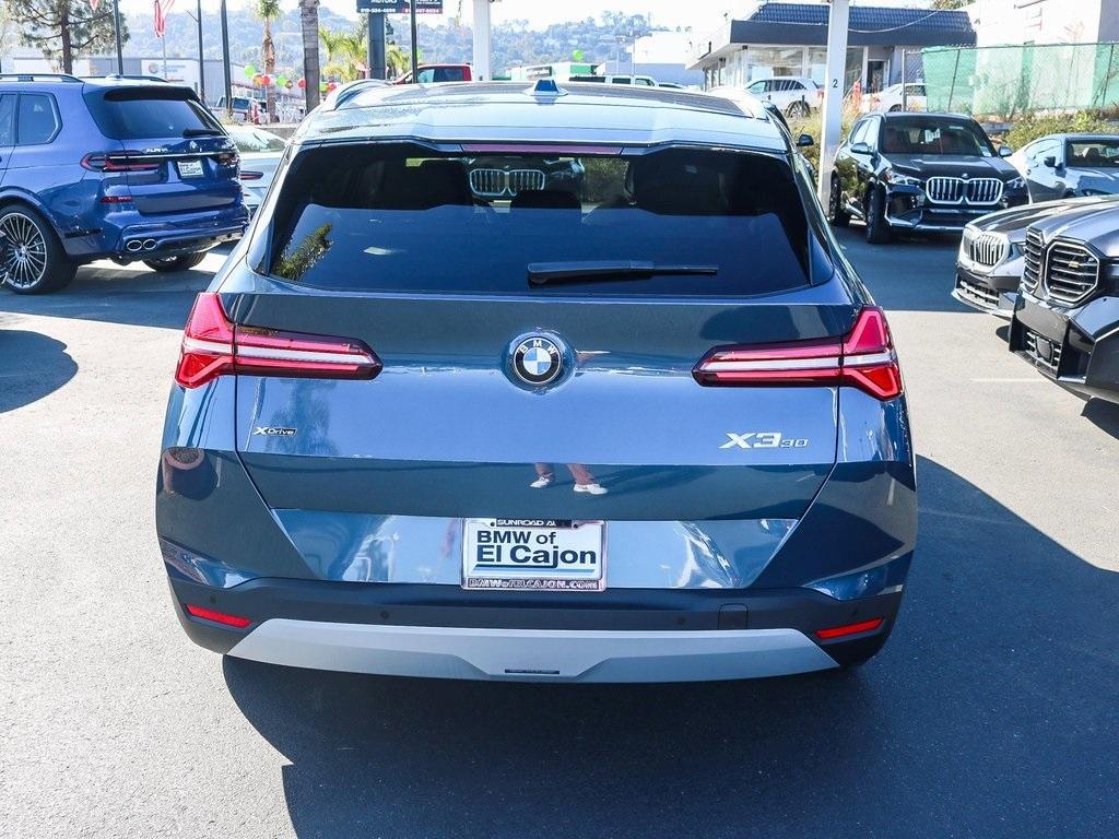 new 2025 BMW X3 car, priced at $56,625