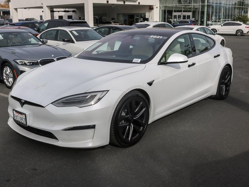 used 2021 Tesla Model S car, priced at $53,995