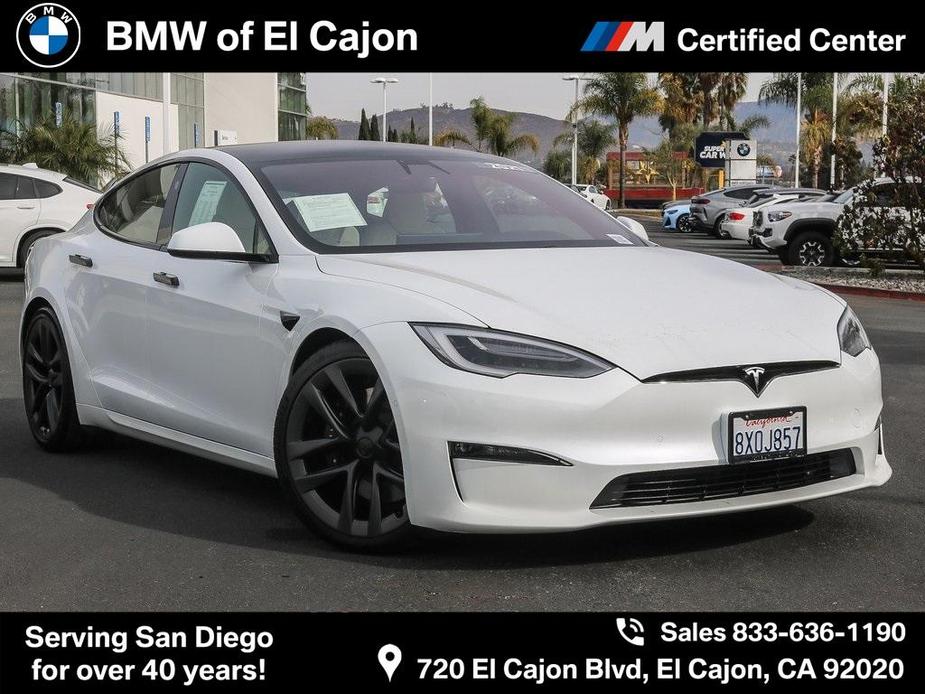 used 2021 Tesla Model S car, priced at $53,995