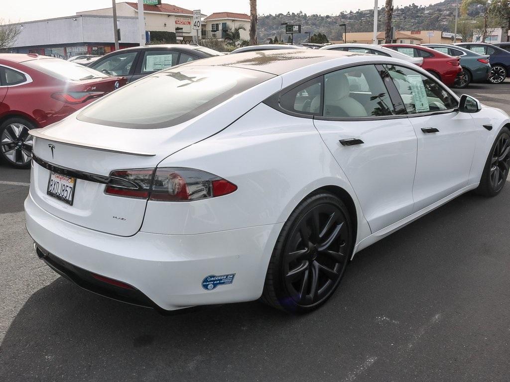 used 2021 Tesla Model S car, priced at $53,995