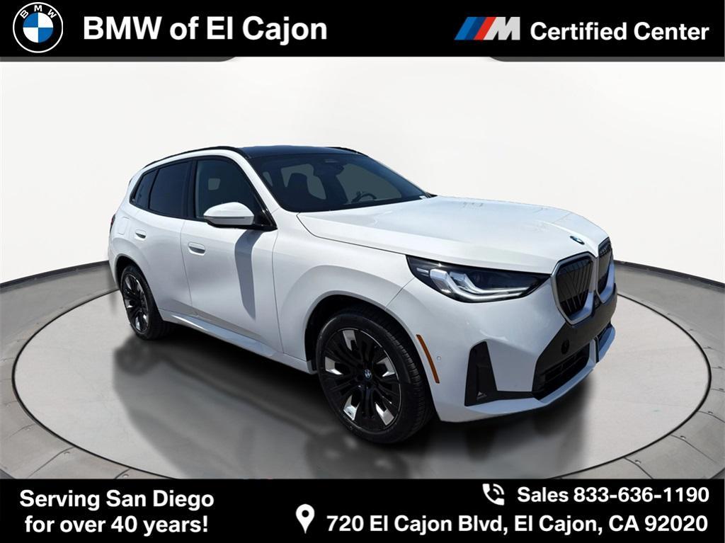 new 2025 BMW X3 car, priced at $55,325