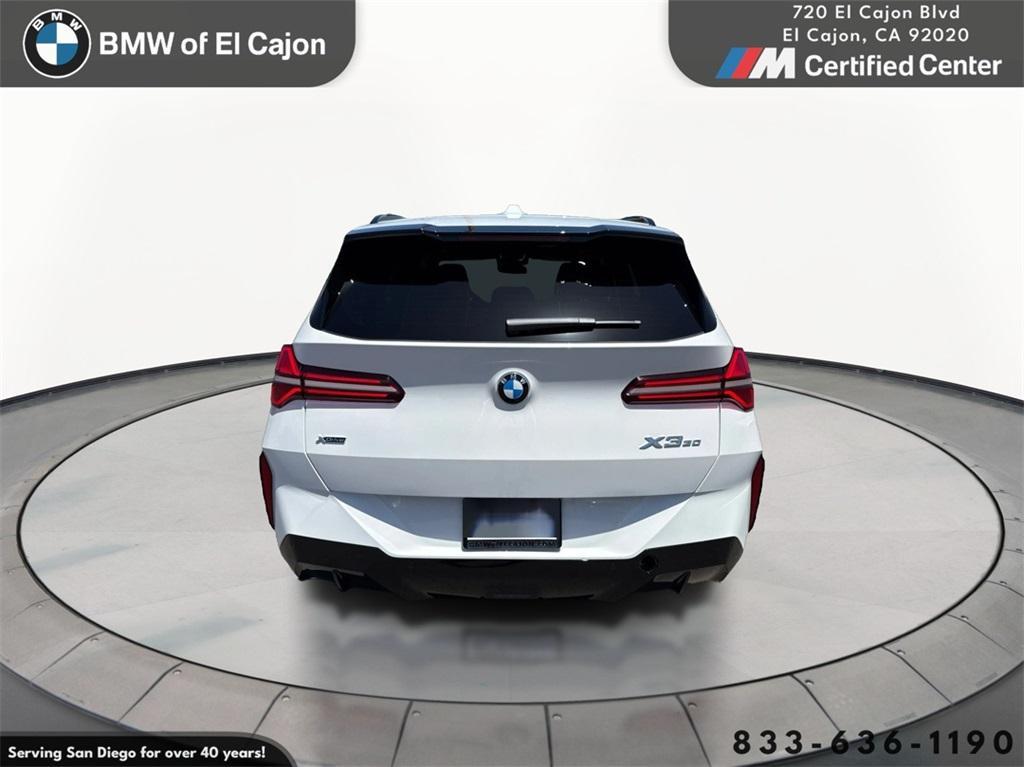 new 2025 BMW X3 car, priced at $55,325