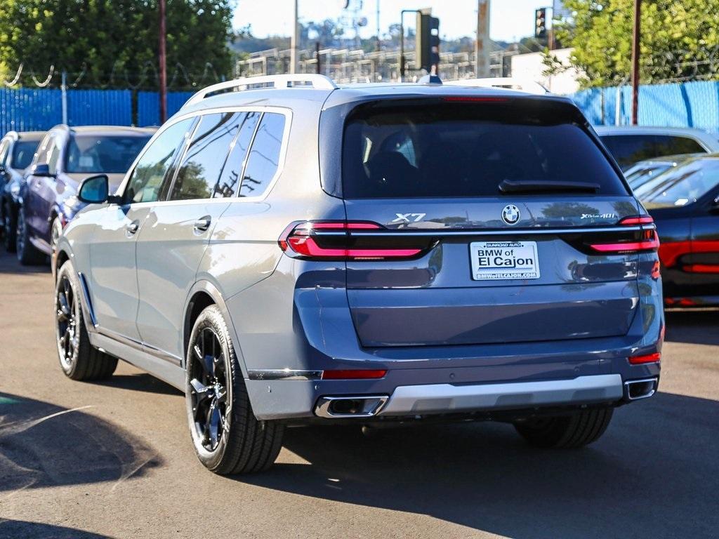 new 2025 BMW X7 car, priced at $90,285