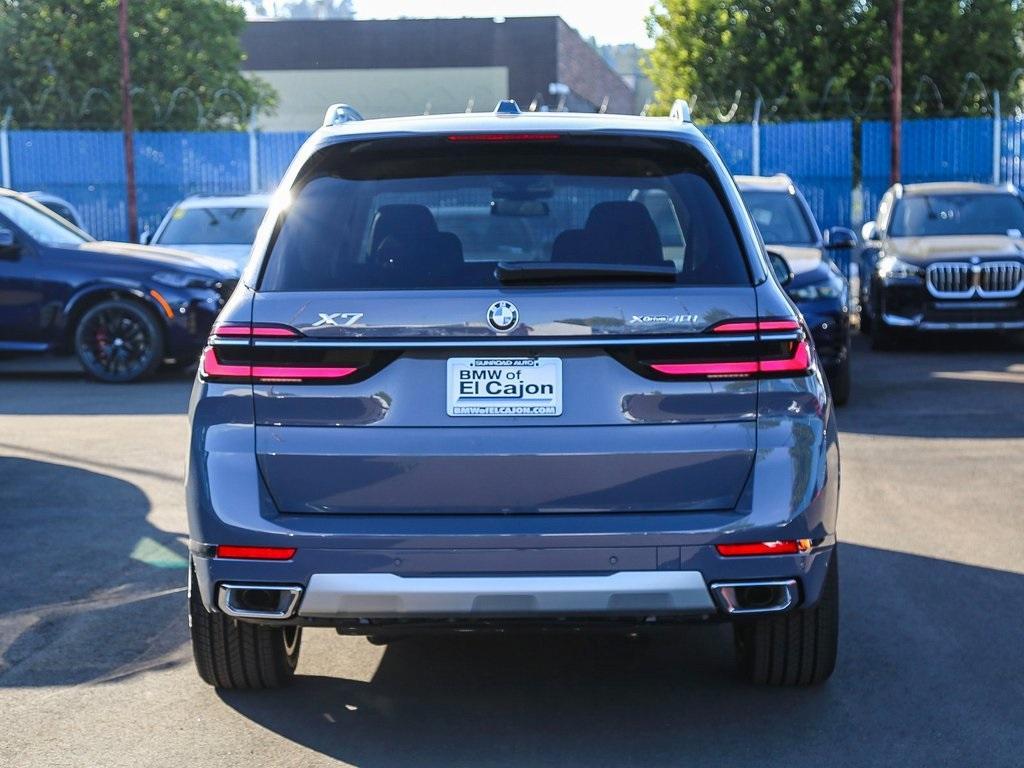 new 2025 BMW X7 car, priced at $90,285