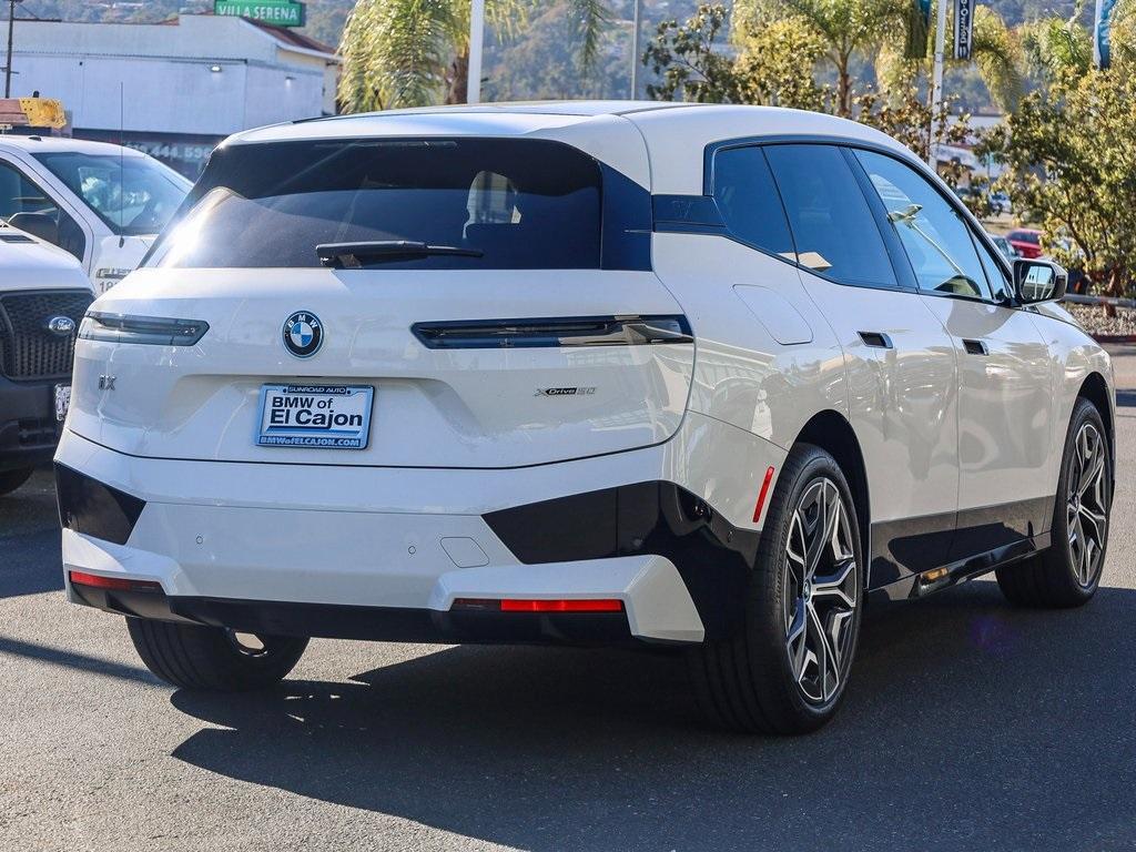 new 2025 BMW iX car, priced at $99,425