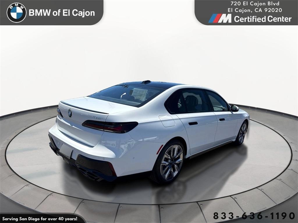 new 2025 BMW 760 car, priced at $129,625