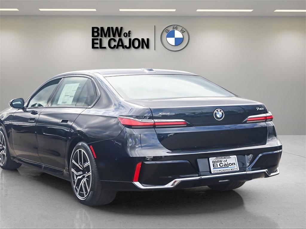 new 2025 BMW 740 car, priced at $106,925