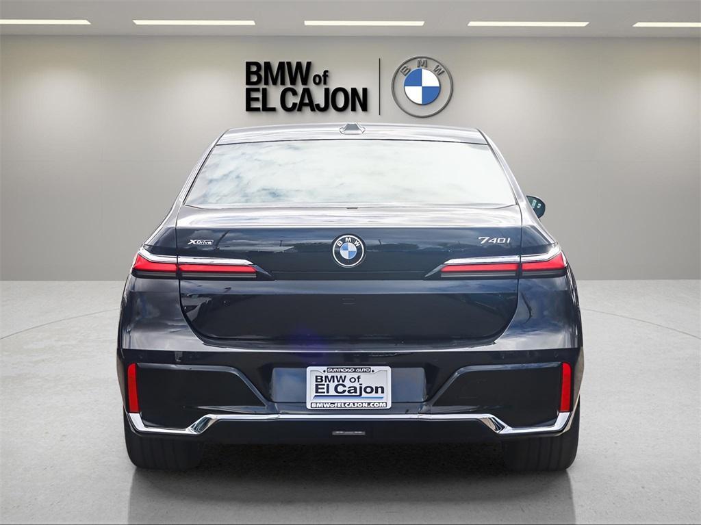 new 2025 BMW 740 car, priced at $106,925
