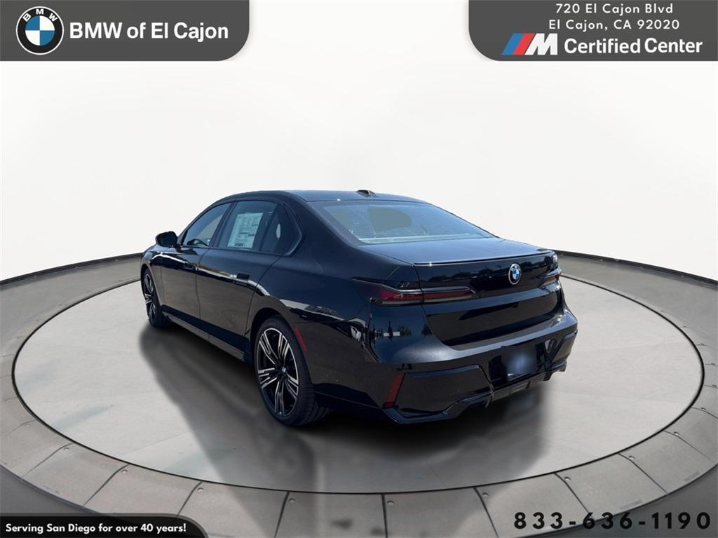new 2025 BMW 740 car, priced at $104,055