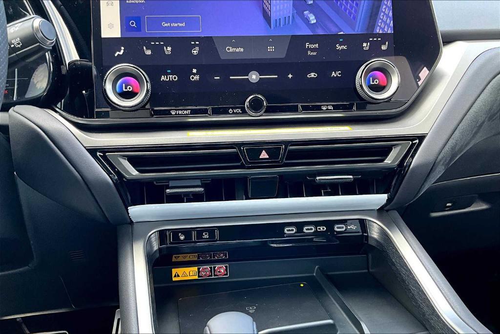 new 2025 Lexus TX 500h car, priced at $74,400