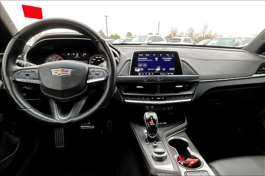 used 2022 Cadillac CT4-V car, priced at $37,495