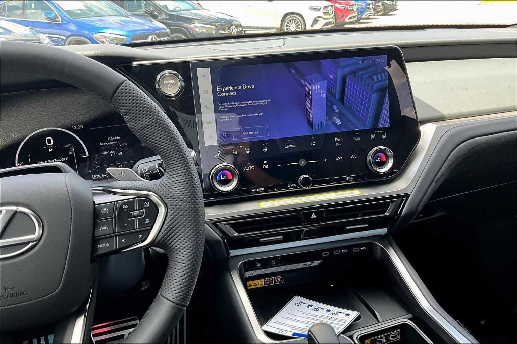 new 2025 Lexus TX 500h car, priced at $77,904